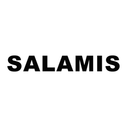 Salamis Fish and chips  logo.